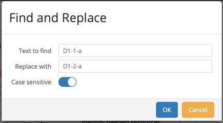 GamePlan-find-and-replace-dialog